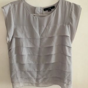 Forever 21 Light Gray Top